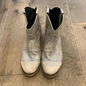 Genuine leather Liberty Black short western boot